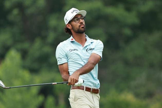 Rocket Classic DETROIT, MICHIGAN - JULY 31: Akshay Bhatia of the United States plays his tee shot on the 9th hole during the second round of the Rocket Classic 2026 at the Detroit Country Club in Detroit, Michigan, MI, USA Friday, July 31, 2026. Detroit Michigan United States  Copyright: xJorgexLemusx originalFilename:lemus-rocketcl260731_npihT.jpg