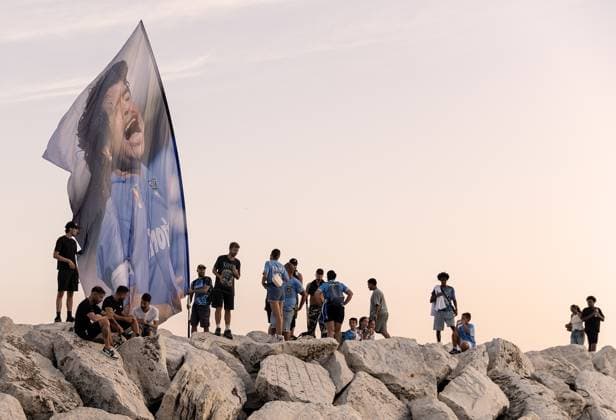 Napoli fans celebrate club’s centenary in Naples NAPLES, ITALY - JULY 31: Napoli fans celebrate the centenary of SSC Napoli in Naples, Italy, on July 31, 2026. Alessio Paduano Anadolu Naples Italy. Editorial use only. Please get in touch for any other usage.  Copyright: x2026xAnadoluxAlessioxPaduanox