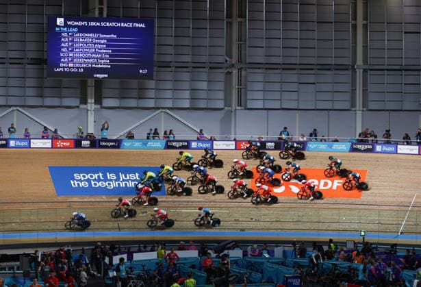 July 31, 2026, Glasgow, Scotland, Great Britain: Track cycling, Rad, Radsport, Bahnrad, Bahn Women s 10km Scratch Race Final of the Commonwealth Games Glasgow 2026 in Glasgow, Scotland. Glasgow Great Britain - ZUMAc179 20260731_zep_c179_273 Copyright: xMickaelxChavetx