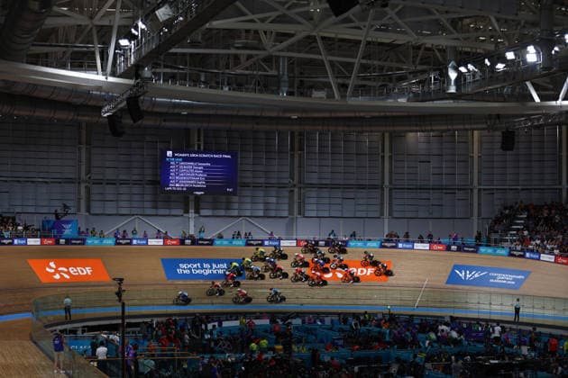 July 31, 2026, Glasgow, Scotland, Great Britain: Track cycling, Rad, Radsport, Bahnrad, Bahn Women s 10km Scratch Race Final of the Commonwealth Games Glasgow 2026 in Glasgow, Scotland. Commowealth Games 2026: Track Cycling  - ZUMAc179 20260731_zep_c179_272 Copyright: xMickaelxChavetx