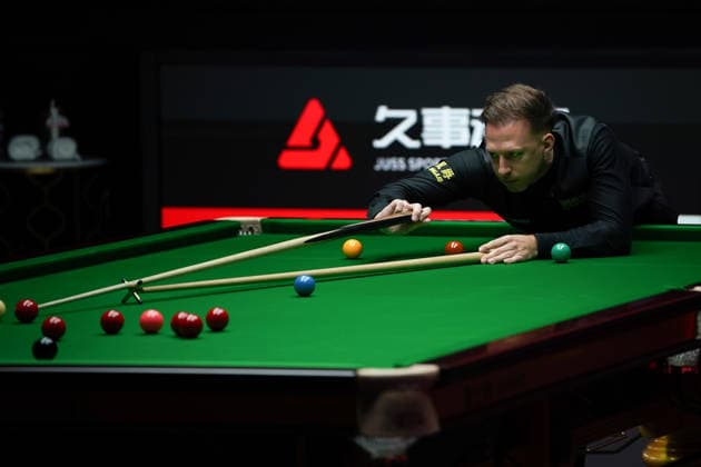 SHANGHAI, CHINA - JULY 31: Judd Trump of England plays a shot in the semifinal match against Wu Yize of China on Day 5 of the 2026 Snooker Shanghai Masters at Luwan Gymnasium on July 31, 2026 in Shanghai, China.  Copyright: xTaixChengzhex 111657404970