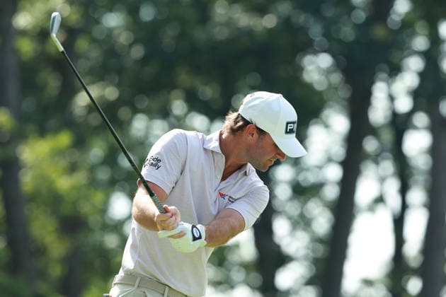 Rocket Classic DETROIT, MICHIGAN - JULY 31: Austin Eckroat of the United States plays his tee shot on the 11th hole during the second round of the Rocket Classic 2026 at the Detroit Country Club in Detroit, Michigan, MI, USA Friday, July 31, 2026. Detroit Michigan United States  Copyright: xJorgexLemusx originalFilename:lemus-rocketcl260731_np50R.jpg