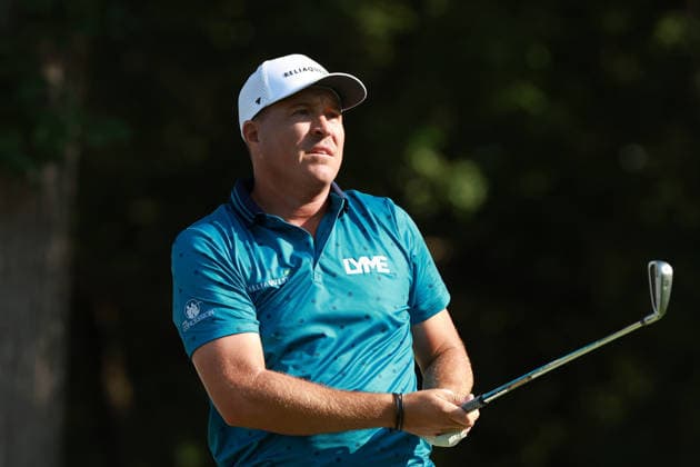 Rocket Classic DETROIT, MICHIGAN - JULY 31: Kevin Roy of the United States plays his tee shot on the 11th hole during the second round of the Rocket Classic 2026 at the Detroit Country Club in Detroit, Michigan, MI, USA Friday, July 31, 2026. Detroit Michigan United States  Copyright: xJorgexLemusx originalFilename:lemus-rocketcl260731_npsLs.jpg