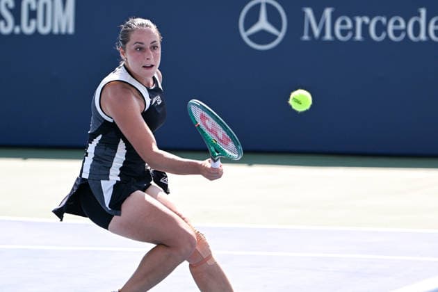 July 31, 2026, Washington, D.C, U.S: ELISABETTA COCCIARETTO hits a volley during her match against Naomi Osaka at the Rock Creek Tennis Center. Tennis 2026 - Mubadala Open  - ZUMAg196 20260731_zap_g196_017 Copyright: xKylexGustafsonx