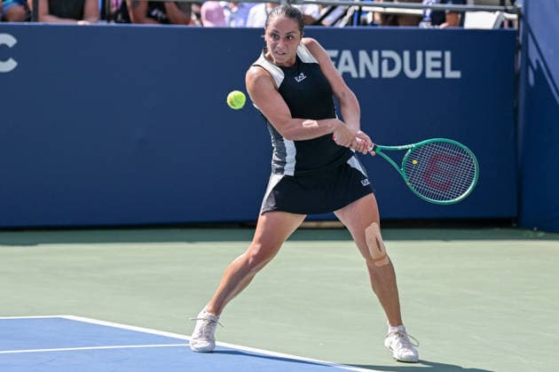 July 31, 2026, Washington, D.C, U.S: ELISABETTA COCCIARETTO hits a backhand during her match against Naomi Osaka at the Rock Creek Tennis Center. Tennis 2026 - Mubadala Open  - ZUMAg196 20260731_zap_g196_035 Copyright: xKylexGustafsonx