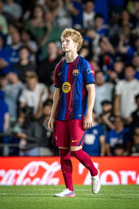 RECORD DATE NOT STATED 31st July 2026; St Andrews, Birmingham, West Midlands, England; Friendly Football, Birmingham City versus Barcelona; Jordi Pesquer of FC Barcelona, Barca after missing a penalty in the shootout GodfreyxPitt