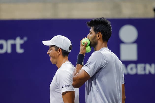 LOS CABOS TENNIS OPEN 2026 LOS CABOS TENNIS OPEN 2026 GONZALO ESCOBAR NIKI KALIYANDA VS FINN REYNOLDS JAMES WATT 31072026 LOS CABOS, MEXICO. Action photo of Gonzalo Escobar and Niki Kaliyanda, during semi final match at the Los Cabos Tennis Open 2026 at the Cabo Sports Complex in Baja California, Mexico. Foto de accion de Gonzalo Escobar y Niki Kaliyanda, durante juego semi final del Los Cabos Tennis Open 2026 celebrado en el Cabo Sports Complex en Baja California, Mexico. PHOTO BY IMAGENSHOP AGENCIA FOTOGRAFICA LOS CABOS BAJA CALIFORNIA MEXICO *** LOS CABOS TENNIS OPEN 2026 LOS CABOS TENNIS OPEN 2026 GONZALO ESCOBAR NIKI KALIYANDA VS. FINN REYNOLDS JAMES WATT 07 31 2026 LOS CABOS, MEXICO Action photo of Gonzalo Escobar and Niki Kaliyanda during the semifinal match at the 2026 Los Cabos Tennis Open at the Cabo Sports Complex in Baja California, Mexico Action photo of Gonzalo Escobar and Niki Kaliyanda, during a semifinal match at the 2026 Los Cabos Tennis Open held at the Cabo Sports Complex in Baja California, Mexico PHOTO BY IMAGENSHOP PHOTO AGENCY LOS CABOS BAJA CALIFORNIA MEXICO Copyright: xIMAGENSHOPxAGENCIAxFOTOGRAFICAx