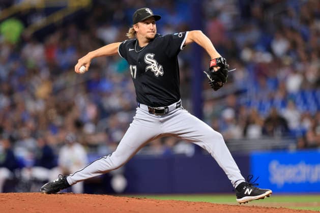 July 31, 2026, St. Petersburg, Florida, USA: Chicago White Sox pitcher Erick Fedde (47) delivers a pitch during an MLB, Baseball Herren, USA game against the Tampa Bay Rays on July 31, 2026 at Tropicana Field. The White Sox beat the Rays 6-1. St. Petersburg USA - ZUMAh180 20260731_zsp_h180_045 Copyright: xKimxHukarix