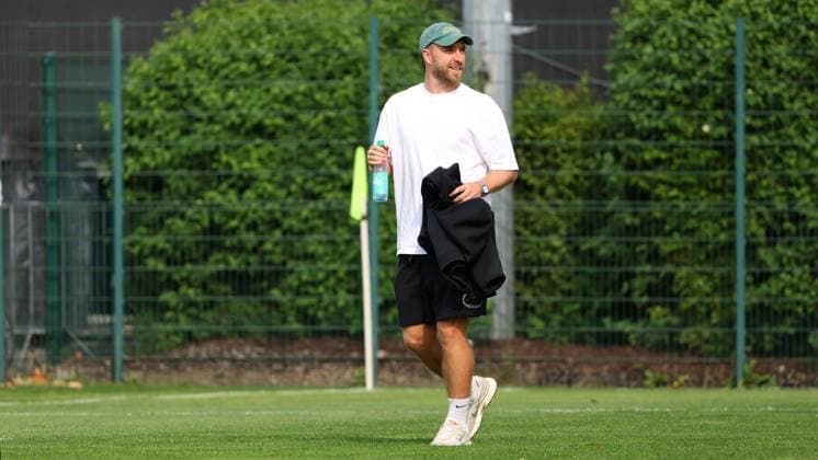 VfL vs SC Telstar, Testspiel Wolfsburg, 31.07.2026, Fußball, Herren, Saison 2026 2027, Testspiel, VfL Wolfsburg vs. SC Telstar, Christian Eriksen (VfL Wolfsburg) VW Arena Deutschland