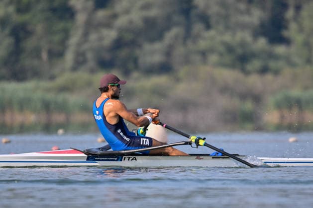 OTHER - Rowing - 2026 European Rowing Championships Photo by IPA ABACAPRESS.COM87150218 - Men s Single Sculls Final C: Gabriel Soares (ITA) during the 2026 European Rowing Championships, a rowing race in Varese, Italy, August 1, 2026 Varese Italy  Copyright: xIPAxSport ABACAx