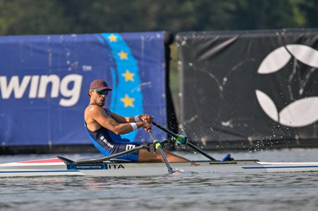 OTHER - Rowing - 2026 European Rowing Championships Photo by IPA ABACAPRESS.COM87150234 - Men s Single Sculls Final C: Gabriel Soares (ITA) during the 2026 European Rowing Championships, a rowing race in Varese, Italy, August 1, 2026 Varese Italy  Copyright: xIPAxSport ABACAx