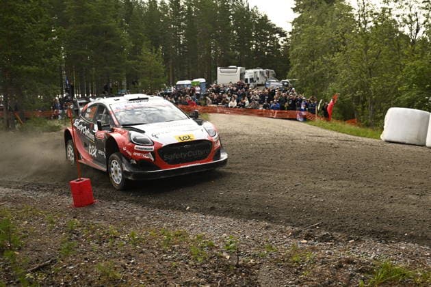 LKS 20260801 Martins Sesks of Latvian during the special stage Parkkola at the WRC, Motorsport Rallye, WM Rally Finland in Jyväskylä, Finland on August 1, 2026. - RONI REKOMAA Jyväskylä Finland c0qpixgr7gA  Copyright: xRonixRekomaax c0qpixgr7gA