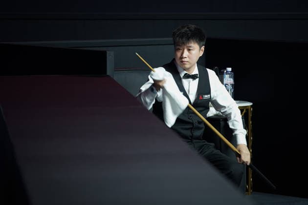 SHANGHAI, CHINA - AUGUST 01: Zhao Xintong of China reacts in the Semifinal match against Kyren Wilson of England on Day 6 of the 2026 Snooker Shanghai Masters at Luwan Gymnasium on August 1, 2026 in Shanghai, China.  Copyright: xTaixChengzhex 111657560839