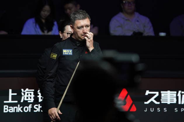 SHANGHAI, CHINA - AUGUST 01: Kyren Wilson of England reacts in the Semifinal match against Zhao Xintong of China on Day 6 of the 2026 Snooker Shanghai Masters at Luwan Gymnasium on August 1, 2026 in Shanghai, China.  Copyright: xTaixChengzhex 111657560820