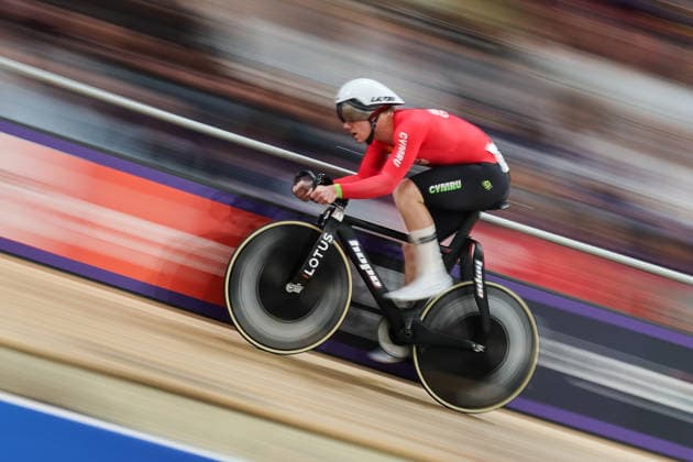 Glasgow 2026 Commonwealth Games Picture by Alex Whitehead SWpix.com - 01 08 2026 - Glasgow 2026 Commonwealth Games - Track cycling, Rad, Radsport, Bahnrad, Bahn and Para Track Cycling - Sir Chris Hoy Velodrome, Glasgow, Scotland - Men s Sprint Qualifying - Ioan Hepburn of Wales Glasgow Sir Chris Hoy Velodrome Scotland Copyright: x xSWpix.comx(t axPhotographyxHubxLtd)xAlexxWhitehead SWpix.comx SWP-3030-16918