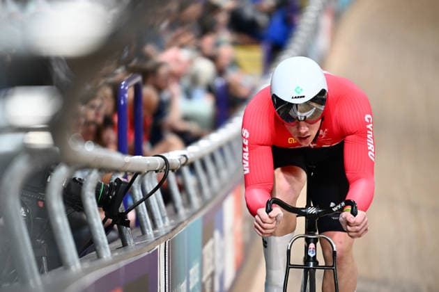 Glasgow 2026 Commonwealth Games Picture by Olly Hassell SWpix.com - 01 08 2026 - Glasgow 2026 Commonwealth Games - Track cycling, Rad, Radsport, Bahnrad, Bahn and Para Track Cycling - Sir Chris Hoy Velodrome, Glasgow, Scotland - Men s Sprint Qualifying - Ioan Hepburn of Wales Glasgow Sir Chris Hoy Velodrome Scotland Copyright: x xSWpix.comx(t axPhotographyxHubxLtd)xOllyxHassell SWpix.comx SWP-3030-16924