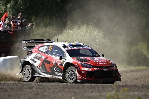 LKS 20260801 Oliver Solberg of Sweden during the special stage Leustu 1 at the WRC, Motorsport Rallye, WM Rally Finland in Jyväskylä, Finland on August 1, 2026. - RONI REKOMAA Jyväskylä Finland UujIT4R-UPY  Copyright: xRonixRekomaax UujIT4R-UPY