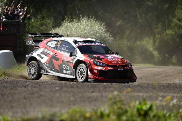 LKS 20260801 Takamoto Katsuta of Japan during the special stage Leustu 1 at the WRC, Motorsport Rallye, WM Rally Finland in Jyväskylä, Finland on August 1, 2026. - RONI REKOMAA Jyväskylä Finland VrmP02TJWIA  Copyright: xRonixRekomaax VrmP02TJWIA