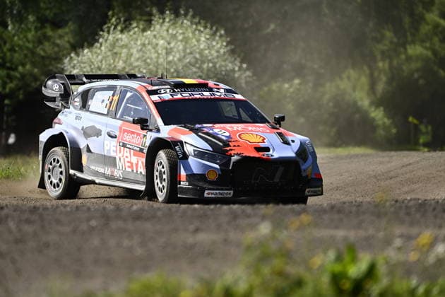 LKS 20260801 Thierry Neuville of Belgium during the special stage Leustu 1 at the WRC, Motorsport Rallye, WM Rally Finland in Jyväskylä, Finland on August 1, 2026. - RONI REKOMAA Jyväskylä Finland r85Id8Sh2wE  Copyright: xRonixRekomaax r85Id8Sh2wE