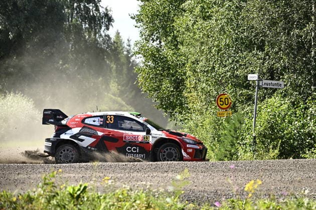 LKS 20260801 Elfyn Evans of GBR during the special stage Leustu 1 at the WRC, Motorsport Rallye, WM Rally Finland in Jyväskylä, Finland on August 1, 2026. - RONI REKOMAA Jyväskylä Finland vwxwdxlenyw  Copyright: xRonixRekomaax vwxwdxlenyw