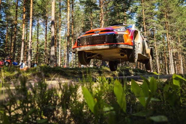 AUTO - WRC, Motorsport Rallye, WM - RALLY FINLAND 2026 05 Sami PAJARI, Marko SALMINEN, Toyota GR Yaris Rally1, action during the 2026 Rally Finland, 10th round of the 2026 WRC World Rally Car Championship, from July 30 to August 2, 2026 at Jyvaskyla, Finland - JyvaskylaFinland  Copyright: xNikosxKatikisx