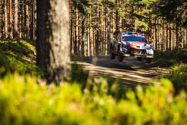 AUTO - WRC, Motorsport Rallye, WM - RALLY FINLAND 2026 16 Adrien FOURMAUX, Alexandre CORIA, Hyundai i20 N Rally1, action during the 2026 Rally Finland, 10th round of the 2026 WRC World Rally Car Championship, from July 30 to August 2, 2026 at Jyvaskyla, Finland - JyvaskylaFinland  Copyright: xNikosxKatikisx