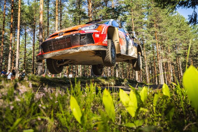 AUTO - WRC, Motorsport Rallye, WM - RALLY FINLAND 2026 01 SÃ bastien OGIER, Julien INGRASSIA, Toyota GR Yaris Rally1, action during the 2026 Rally Finland, 10th round of the 2026 WRC World Rally Car Championship, from July 30 to August 2, 2026 at Jyvaskyla, Finland - JyvaskylaFinland  Copyright: xNikosxKatikisx