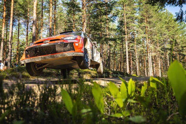 AUTO - WRC, Motorsport Rallye, WM - RALLY FINLAND 2026 18 Takamoto KATSUTA, Aaron JOHNSTON, Toyota GR Yaris Rally1, action during the 2026 Rally Finland, 10th round of the 2026 WRC World Rally Car Championship, from July 30 to August 2, 2026 at Jyvaskyla, Finland - JyvaskylaFinland  Copyright: xNikosxKatikisx