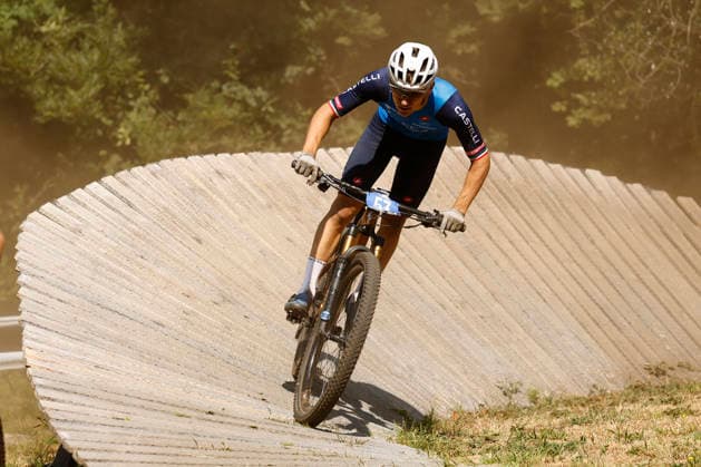 01.08.2026, Monteceneri, Monte Ceneri, 2026 UEC MTB European Championship, EM, Europameisterschaft XCO Men Junior s Final (cross country olympic) Paolo Costa 57 (ITA) Monteceneri Monte Ceneri Ticino Switzerland *** August 1, 2026, Monteceneri, Monte Ceneri, 2026 UEC MTB European Championship XCO Men s Junior Final, Cross Country Olympic, Paolo Costa 57, ITA, Monteceneri, Monte Ceneri, Ticino, Switzerland Copyright: xJustPictures.ch FrancescoxMinghettix jp-en-FrMi-_NG_0111