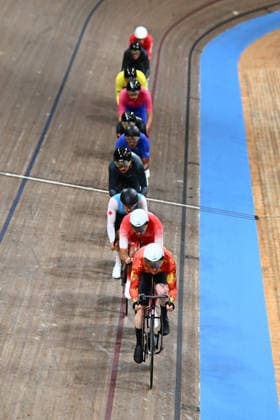 Glasgow 2026 Commonwealth Games Picture by Olly Hassell SWpix.com - 01 08 2026 - Glasgow 2026 Commonwealth Games - Track cycling, Rad, Radsport, Bahnrad, Bahn and Para Track Cycling - Sir Chris Hoy Velodrome, Glasgow, Scotland - Men s 10km Scratch Race - Qualifying Round - Matthew Bostock of Isle of Man Glasgow Sir Chris Hoy Velodrome Scotland Copyright: x xSWpix.comx(t axPhotographyxHubxLtd)xOllyxHassell SWpix.comx SWP-3030-17017