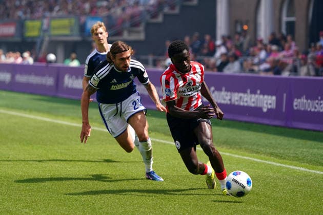 Friendly: Sparta Rotterdam v MSV Duisburg Rotterdam - Ayoni Santos of Sparta Rotterdam during a friendly in preparation of the 2026 2027 season. The match is set between Sparta Rotterdam and MSV Duisburg at Het Kasteel on 1 August 2026 in Rotterdam, The Netherlands. (Hero Images Danny de Groot) Copyright: xDannyxdexGrootx