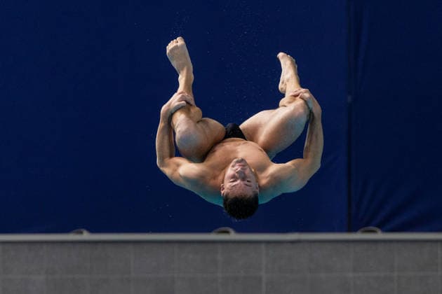 SWIMMING - EAC 2026 PARIS,FRANCE,01.AUG.26 - SWIMMING - European Aquatics Championships Paris 2026, diving, 1m springboard, men. Image shows Theofilos Afthinos (GRE).  GEPAxpictures xPhilippxBrem