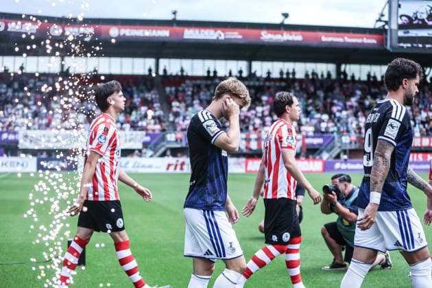 Fussball, 3.Liga Saison 2026 2027 Testspiel Sparta Rotterdam - MSV Duisburg 01.08.2026, Sparta Stadion Het Kasteel Dominik Kother (MSV Duisburg, 11) Rotterdam Sparta Stadion Het Kasteel Niederlande *** Sports, Soccer, 3rd Division, 2026–2027 Season, Friendly Match: Sparta Rotterdam vs. MSV Duisburg, August 1, 2026, Sparta Stadium Het Kasteel, Dominik Kother (MSV Duisburg), 11, Rotterdam, Sparta Stadium Het Kasteel, Netherlands