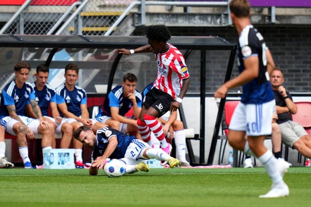Friendly: Sparta Rotterdam v MSV Duisburg Rotterdam - Lushendry Martes of Sparta Rotterdam during a friendly in preparation of the 2026 2027 season. The match is set between Sparta Rotterdam and MSV Duisburg at Het Kasteel on 1 August 2026 in Rotterdam, The Netherlands. (Hero Images Danny de Groot) Copyright: xDannyxdexGrootx