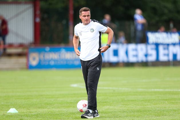 01.08.2026, Fussball, Herren, Regionalliga Nord, 1. Spieltag, HSC Hannover - BSV Kickers Emden Trainer Timo Struckmeier (HSC Hannover) *** August 1, 2026, Soccer, Men s, Regionalliga Nord, Matchday 1, HSC Hannover vs. BSV Kickers Emden, Coach Timo Struckmeier, HSC Hannover
