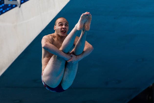 SWIMMING - EAC 2026 PARIS,FRANCE,01.AUG.26 - SWIMMING - European Aquatics Championships Paris 2026, diving, 1m springboard, men. Image shows Aleksandre Tskhomelidze (GEO).  GEPAxpictures xPhilippxBrem