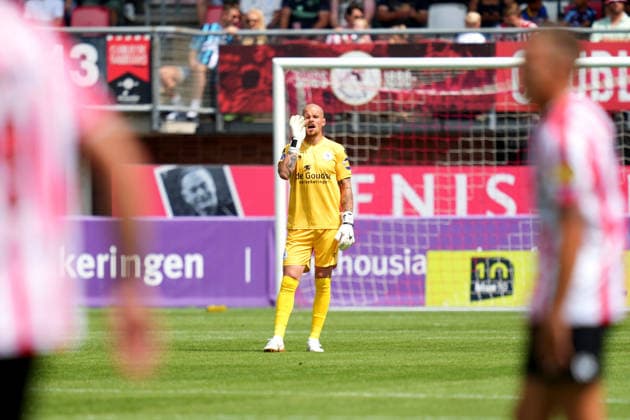 Friendly: Sparta Rotterdam v MSV Duisburg Rotterdam - Goalkeeper Filip Bednarek of Sparta Rotterdam during a friendly in preparation of the 2026 2027 season. The match is set between Sparta Rotterdam and MSV Duisburg at Het Kasteel on 1 August 2026 in Rotterdam, The Netherlands. (Hero Images Danny de Groot) Copyright: xDannyxdexGrootx
