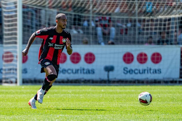 Testspiel Bayer 04 Leverkusen - Rot-Weiss Essen, am 01.08.2026, Ulrich-Haberland-Stadion, Leverkusen. Arthur (Bayer 04 Leverkusen 13), ; Testspiel Bayer 04 Leverkusen - Rot-Weiss Essen, am 01.08.2026, Ulrich-Haberland-Stadion, Leverkusen. *** Friendly Match: Bayer 04 Leverkusen vs. Rot-Weiss Essen, August 1, 2026, Ulrich Haberland Stadium, Leverkusen; Bayer 04 Leverkusen 13, Friendly Match: Bayer 04 Leverkusen vs. Rot-Weiss Essen, August 1, 2026, Ulrich Haberland Stadium, Leverkusen Copyright: xBEAUTIFULxSPORTS Erlhofx