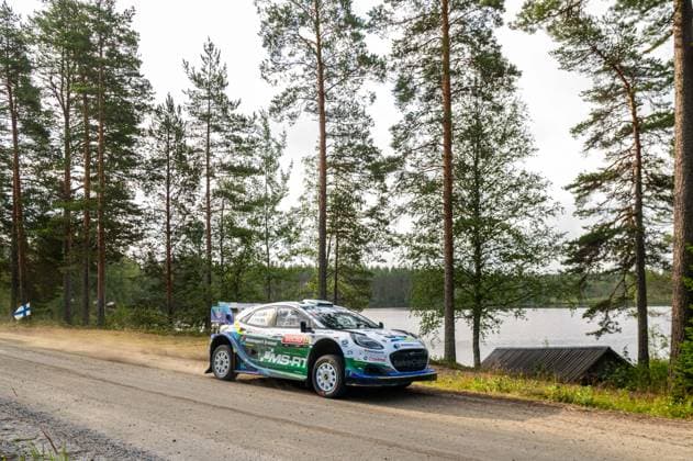 MOTORSPORTS - Rally - WRC, Motorsport Rallye, WM Secto Rally Finland Photo by IPA ABACAPRESS.COM87154460 - Joshua McErlean (IRL) and Eoin Treacy (IRL) in an M Ford World Rally Team Ford Puma Rally1 in action during the FIA WRC SECTO RALLY FINLAND in Jyväskylä, Finland, July 30–August 2, 2026. Finland Finland  Copyright: xIPAxSport ABACAx