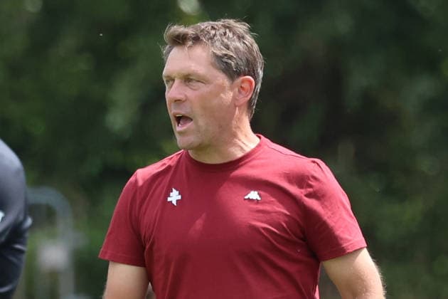 01.08.2026, xrekx, Fussball Testspiel, FC Metz - 1.FC Kaiserslautern v.l. Luc Holtz Trainer (FC Metz) (DFL DFB REGULATIONS PROHIBIT ANY USE OF PHOTOGRAPHS as IMAGE SEQUENCES and or QUASI-VIDEO) Metz *** August 1, 2026, xrekx, Soccer Friendly Match, FC Metz 1 FC Kaiserslautern v l Luc Holtz, Coach of FC Metz. DFL and DFB regulations prohibit any use of photographs as image sequences and or quasi-video. Metz