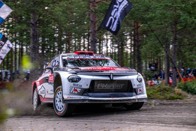 IPA87154680 - Nikolay Gryazin (BUL) and Konstantin Aleksandrov (KGZ) in a Lancia Ypsilon HF Rally2 from Lancia Corse HF in action during the FIA WRC, Motorsport Rallye, WM SECTO RALLY FINLAND in Jyväskylä, Finland, July 30–August 2, 2026.  Copyright: xFedericoxManoni IPAxSportx xx 87154680
