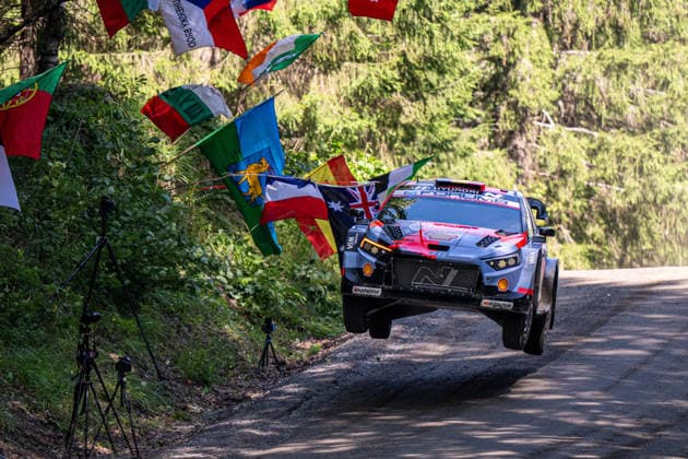 IPA87154675 - Thierry Neuville (BEL) and Martijn Wydaeghe (BEL) in a Hyundai i20 N Rally1 from the Hyundai Shell Mobis World Rally Team in action during the FIA WRC, Motorsport Rallye, WM Secto Rally Finland in Jyväskylä, Finland, July 30–August 2, 2026.  Copyright: xFedericoxManoni IPAxSportx xx 87154675