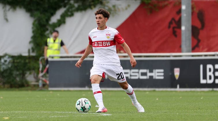 2026.08.01, Deutschland, Stuttgart, Fußball VfB Stuttgart II vs. FC Astoria Walldorf, Tuncay Duma (VfB) *** August 1, 2026, Germany, Stuttgart, Soccer: VfB Stuttgart II vs. FC Astoria Walldorf, Tuncay Duma (VfB)