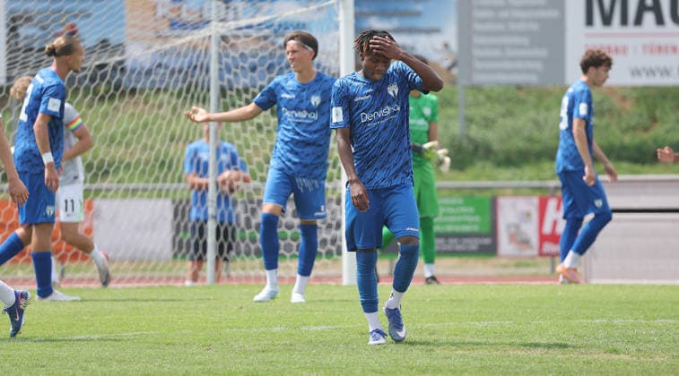 Freiberg , Fußball U19 DFB Pokal Junioren SGV Heilbronn-Freiberg vs. VfL Wolfsburg , mitte: Felix Paulino Valdez ( SGV ) *** Freiberg, U19 Soccer, DFB Junior Cup: SGV Heilbronn Freiberg vs. VfL Wolfsburg, center: Felix Paulino Valdez (SGV)