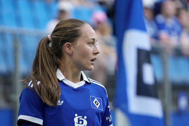 Foto : Camilla Linberg (HSV) HSV Saisoneröffnung am Sa. 01.08.2026 Fussball Testspiel der Damen Hamburger SV - FC Everton *** Photo by Camilla Linberg: HSV Season Opener on Sat, Aug. 1, 2026—Hamburger SV Women s Soccer Friendly Match vs. Everton FC