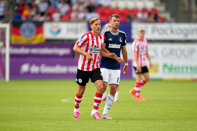 Friendly: Sparta Rotterdam v MSV Duisburg Rotterdam - Julian Baas of Sparta Rotterdam during a friendly in preparation of the 2026 2027 season. The match is set between Sparta Rotterdam and MSV Duisburg at Het Kasteel on 1 August 2026 in Rotterdam, The Netherlands. (Hero Images Danny de Groot) Copyright: xDannyxdexGrootx