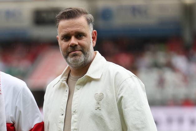 FCE-Präsident Sebastian Lemke Fussball Testspiel 2026 2027 FC Energie Cottbus - SV Werder Bremen *** FCE President Sebastian Lemke Soccer Friendly Match 2026 2027 FC Energie Cottbus SV Werder Bremen