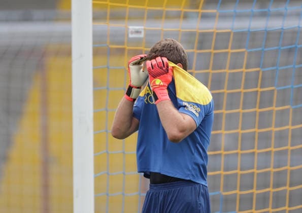 Torhueter Benjamin Uphoff (Eintracht Braunschweig) Fussball, Herren, Saison 2026 2027 2.BL, Eintracht Stadion, Eintracht Braunschweig gegen RAAL La Louviere, Saisonvorbereitung, Testspiel, 0-0 DFL REGULATIONS PROHIBIT ANY USE OF PHOTOGRAPHS AS IMAGE SEQUENCES AND OR QUASI-VIDEO. *** Goalkeeper Benjamin Uphoff, Eintracht Braunschweig Soccer, Men s Team, 2026–2027 Season, 2. Bundesliga, Eintracht Stadium, Eintracht Braunschweig vs. RAAL La Louvière, preseason, friendly match, 0–0. DFL regulations prohibit any use of photographs as image sequences and or quasi-video.