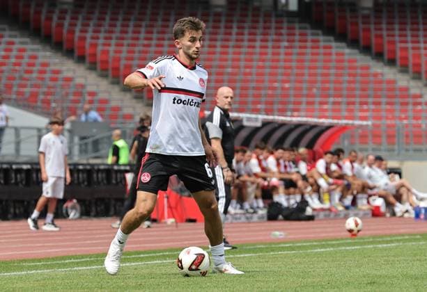 01.08.2026 - Fussball - Saison 2026 2027 - Testspiel Freundschaftsspiel Vorbereitungsspiel: 1. FC Nürnberg Nuernberg FCN ( Club ) - Real Oviedo - Sportfoto Zink DaMa - xdaxmax - Adam Markhiev (6, 1. FC Nürnberg FCN ) *** August 1, 2026 Soccer Season 2026–2027 Exhibition Match Friendly Match Preseason Match 1. FC Nürnberg FCN Club Real Oviedo Sports Photo Zink DaMa xdaxmax Adam Markhiev 6, 1. FC Nürnberg FCN