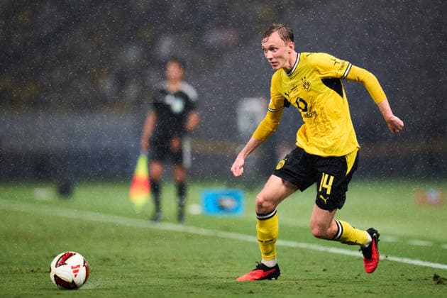 Maximilian Beier (Dortmund), AUGUST 1, 2026 - Football Soccer : International Friendly, Länderspiel, Nationalmannschaft match between FC Tokyo -1 Borussia Dortmund at MUFG STADIUM (National Stadium) in Tokyo, Japan.  aflo_339773664 KenxAsakurax
